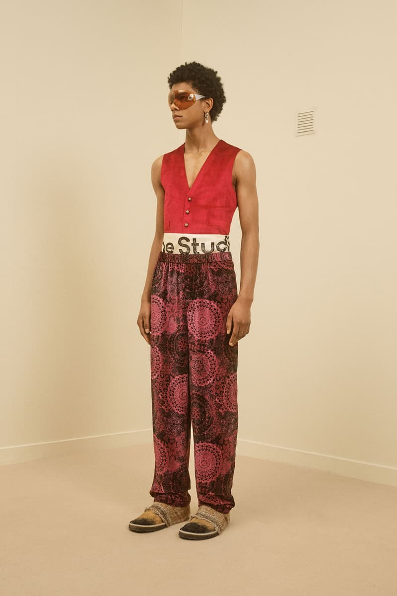 acne studios menswear fall winter 2021 fw21 collection lookbook vest logo pants