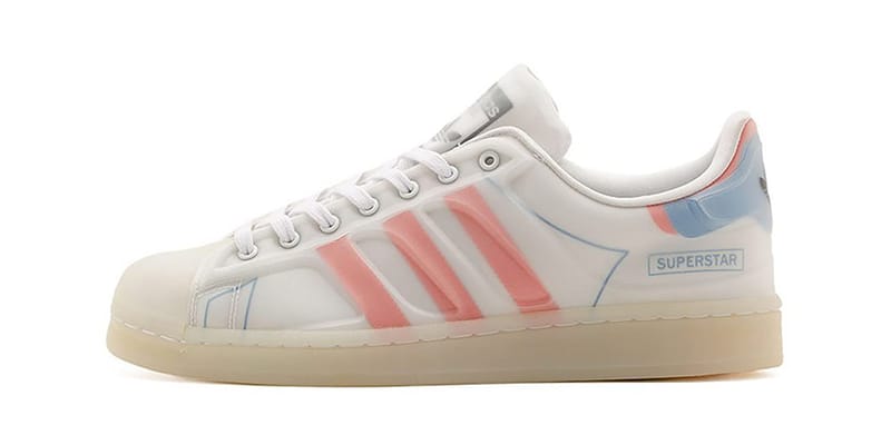 adidas superstar coral pink