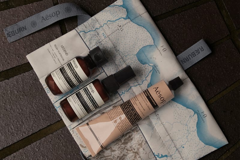 Aesop x RÆBURN's Adventurer Roll Up Set Houses On-the-Go Hand Care Essentials