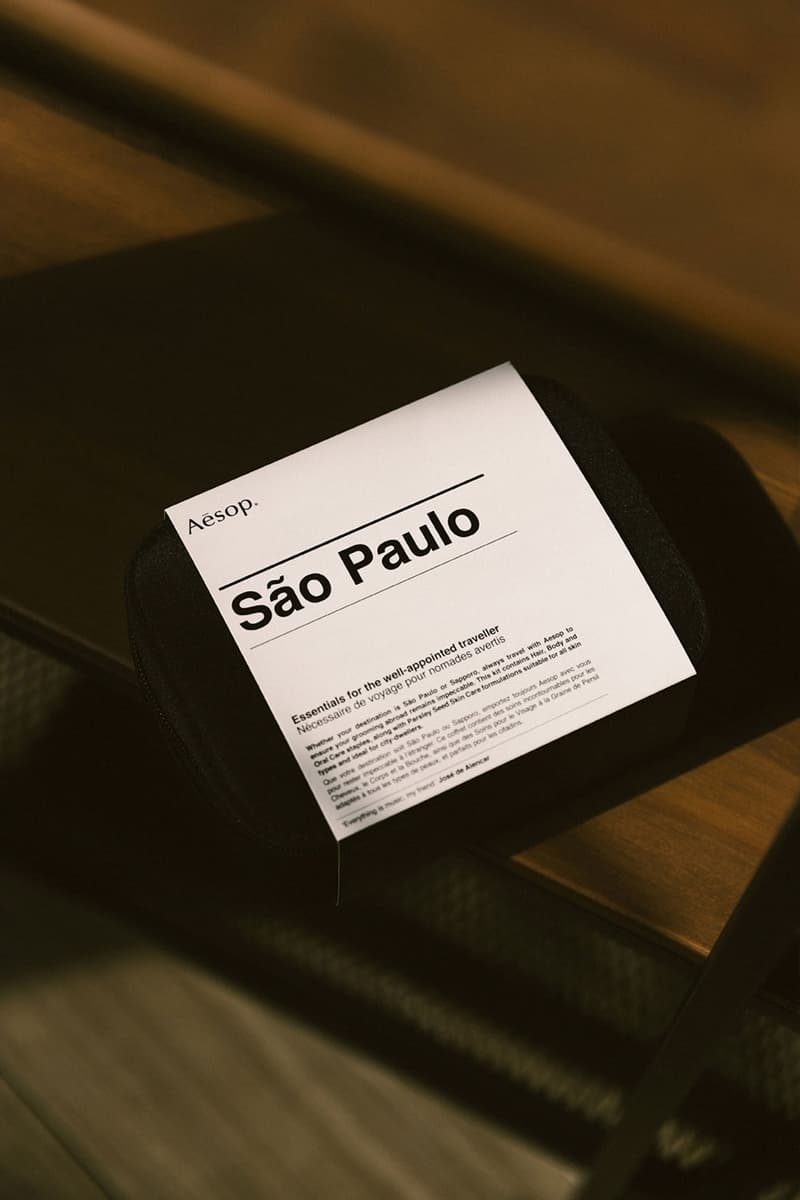 aesop sao paulo travel kit set