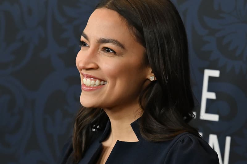 Alexandria Ocasio-Cortez Little Women Premiere Red Carpet