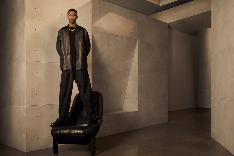 ambush yoon ahn spring summer campaign malik anderson jacket outerwear tee pants black
