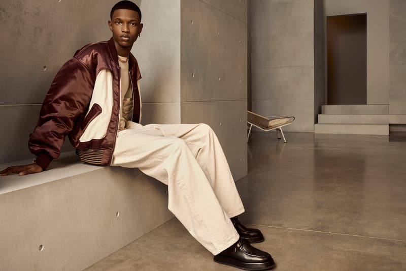 ambush yoon ahn spring summer campaign malik anderson bomber jacket outerwear pants shoes