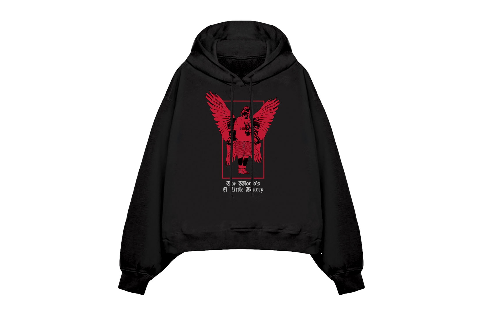 billie eilish blohsh merch the worlds a little blurry documentary collection hoodies black red hoodie