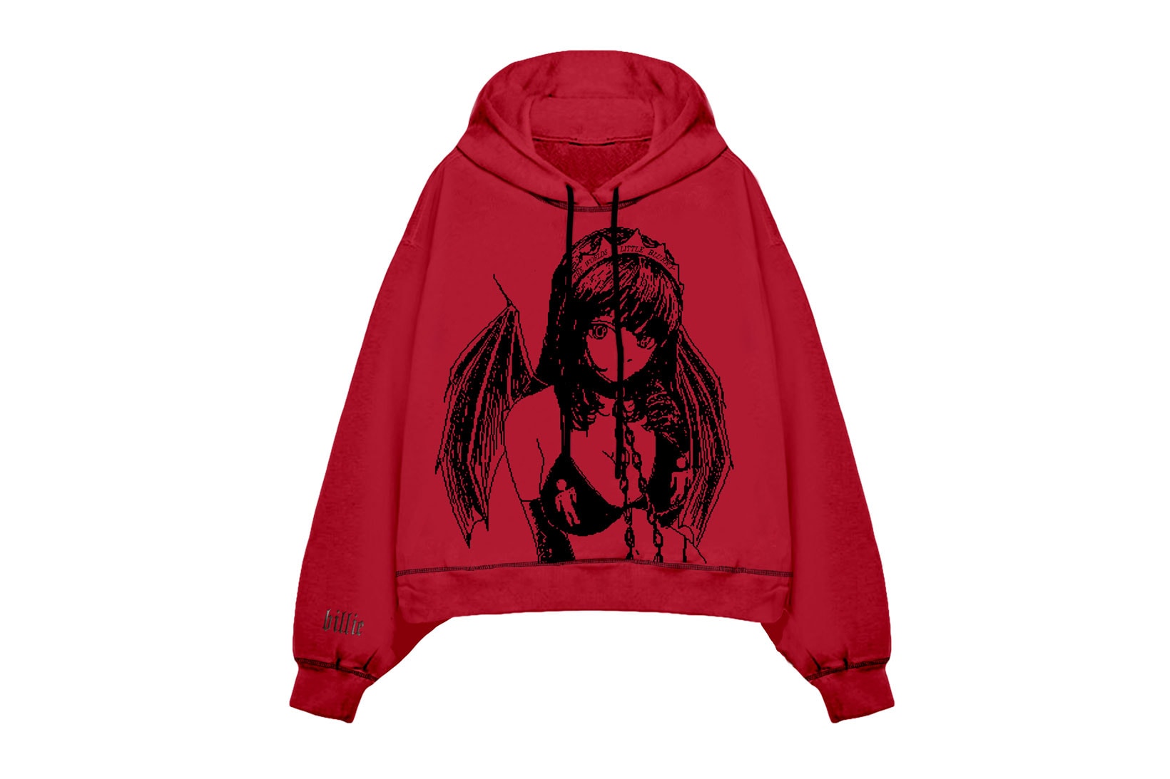 billie eilish blohsh merch the worlds a little blurry documentary collection hoodies red black hoodie