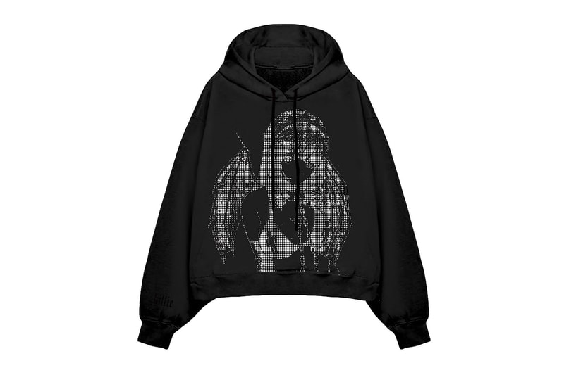 billie eilish blohsh merch the worlds a little blurry documentary collection hoodies black rhinestone hoodie