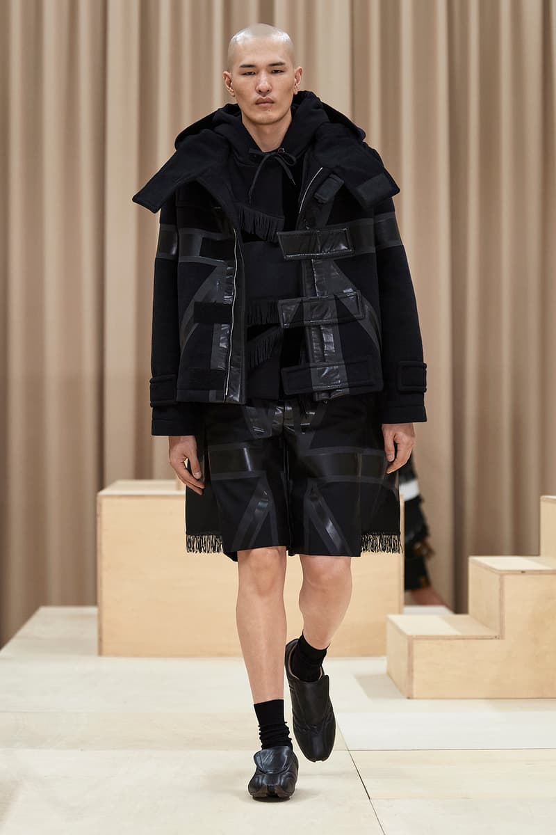 Burberry Fall/Winter 2021 Mens Escapes Show Collection Riccardo Tisci Varsity Jacket