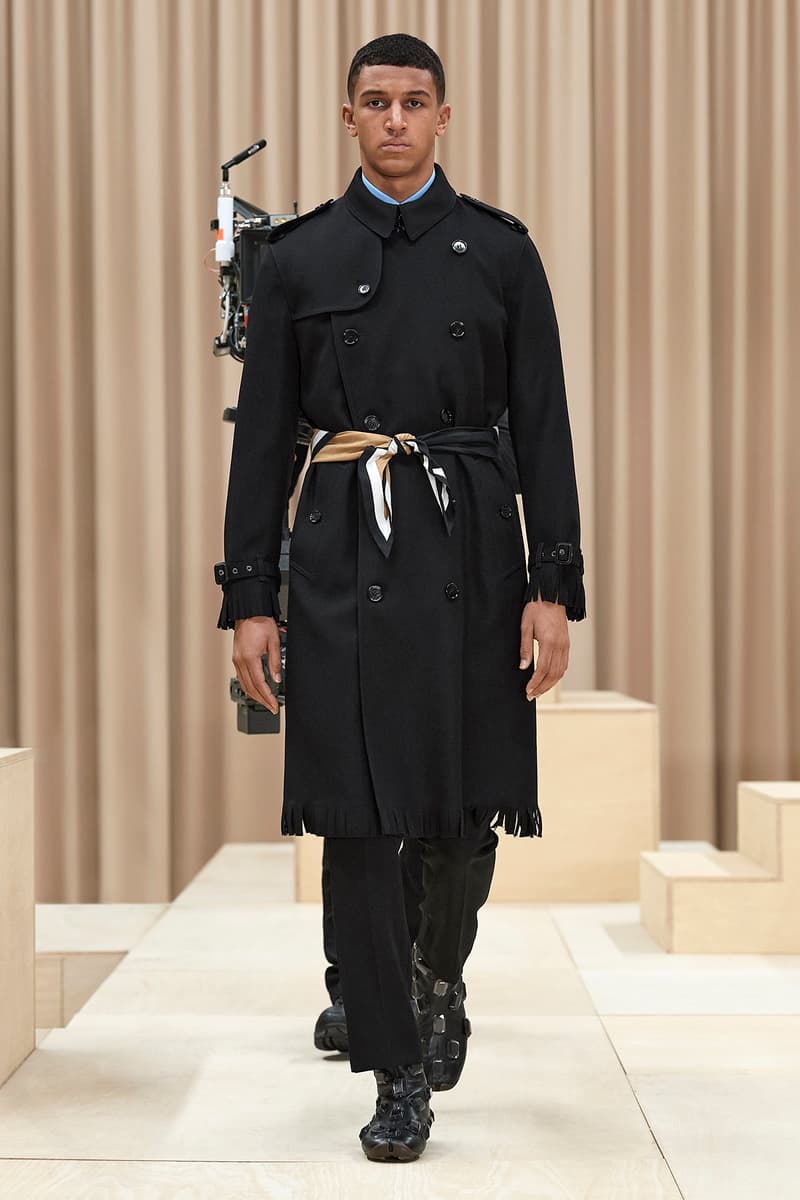 Burberry Fall/Winter 2021 Mens Escapes Show Collection Riccardo Tisci Varsity Jacket