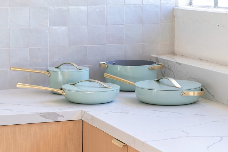 Caraway Launches Limited-Edition Seafoam Green Color With Crate & Barrel