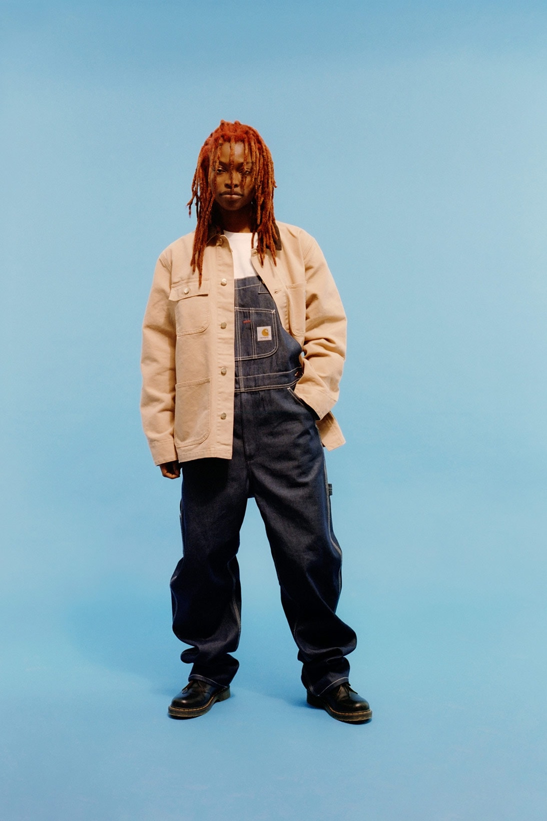 carhartt wip icons patina spring summer collection outerwear jacket denim overalls