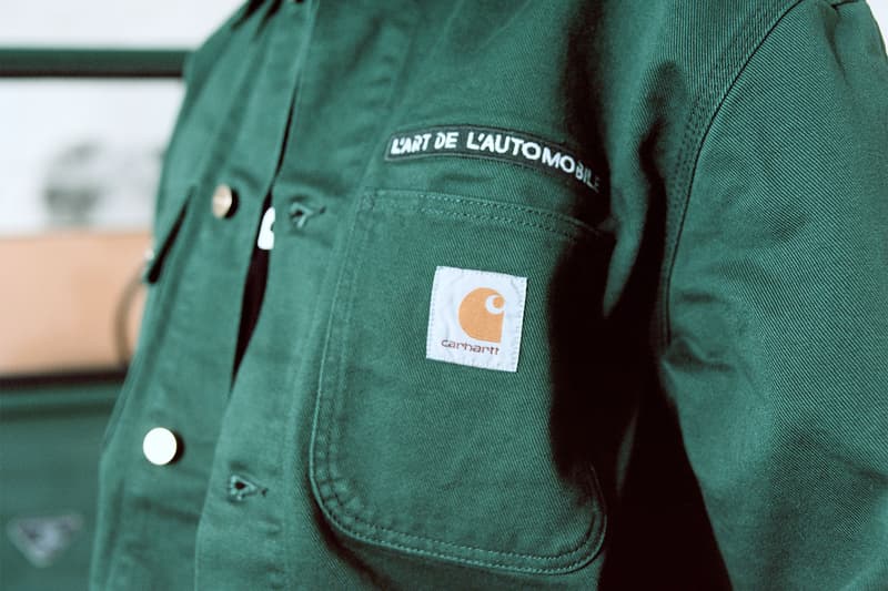 carhartt wip karhartt lart de lautomobile car collaboration collection michigan coat