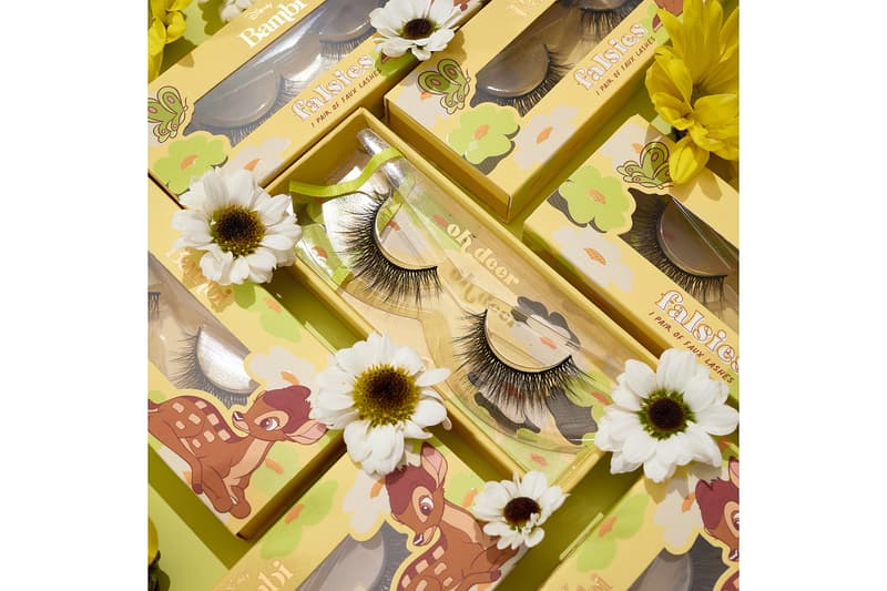 colourpop cosmetics disney bambi collaboration eyelashes falsies