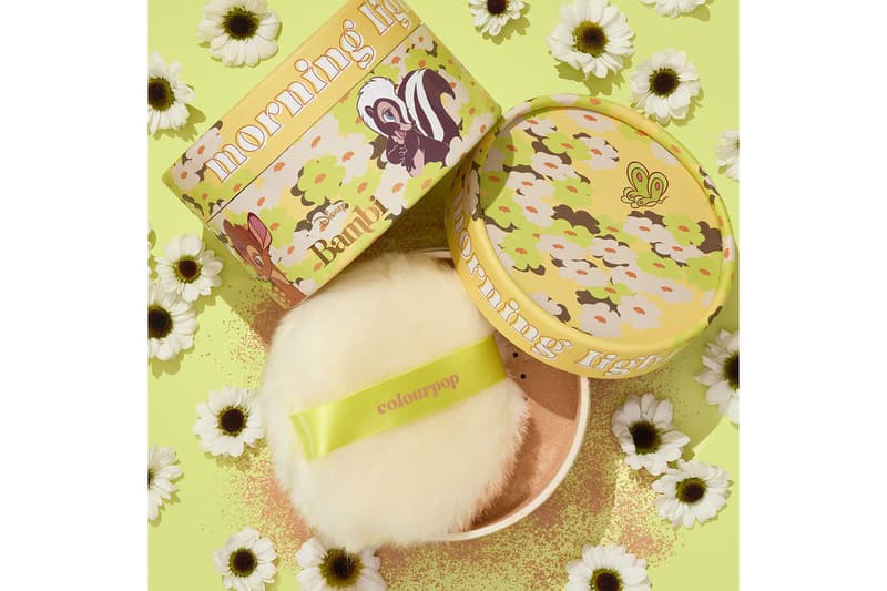 colourpop cosmetics disney bambi collaboration pouff