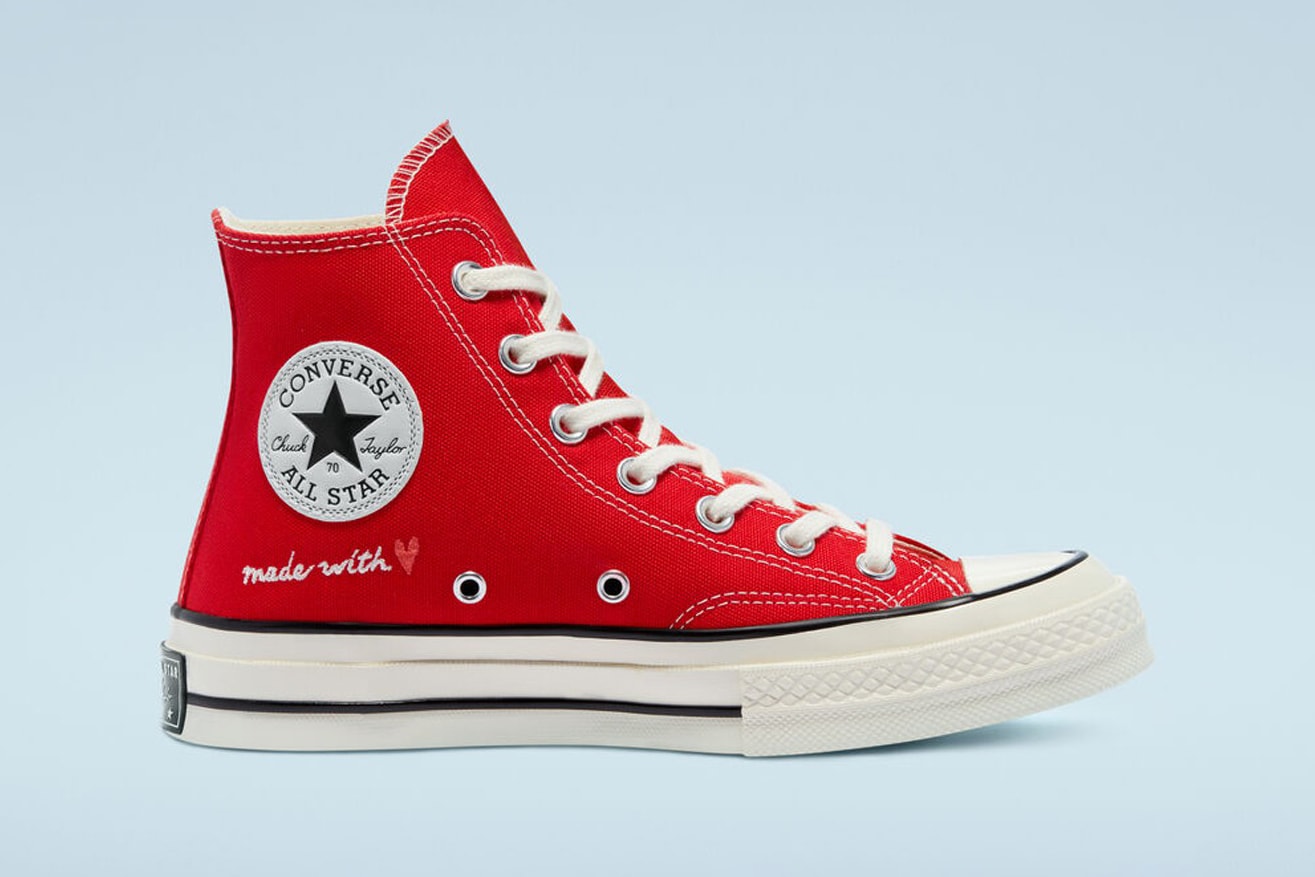 Converse Valentine's Day Pack Chuck 70 White Heart