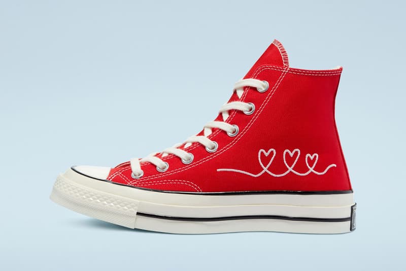 Converse Valentine's Day Pack Chuck 70 White Heart