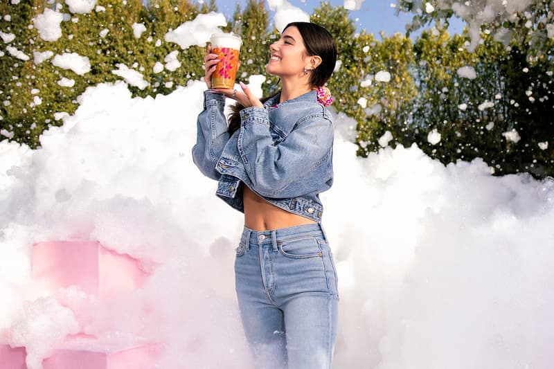 dunkin donuts charli damelio cold brew collaboration sweet cold foam coffee