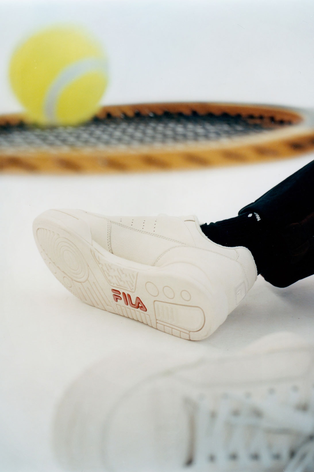 fila wood wood collaboration 70s tennis collection sneakers court