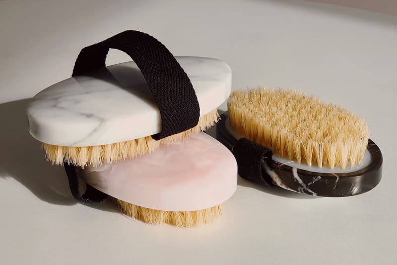 Gilded Body Care Skincare Beauty Brand Black Owned Business Dry Brush Marble White Black Pink Founder Blair Armstrong