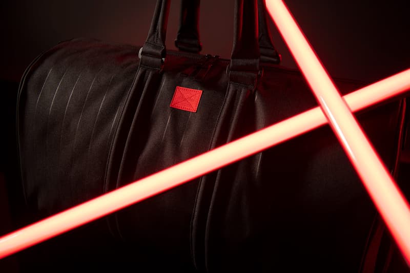 herschel supply co star wars collaboration duffle bag black red