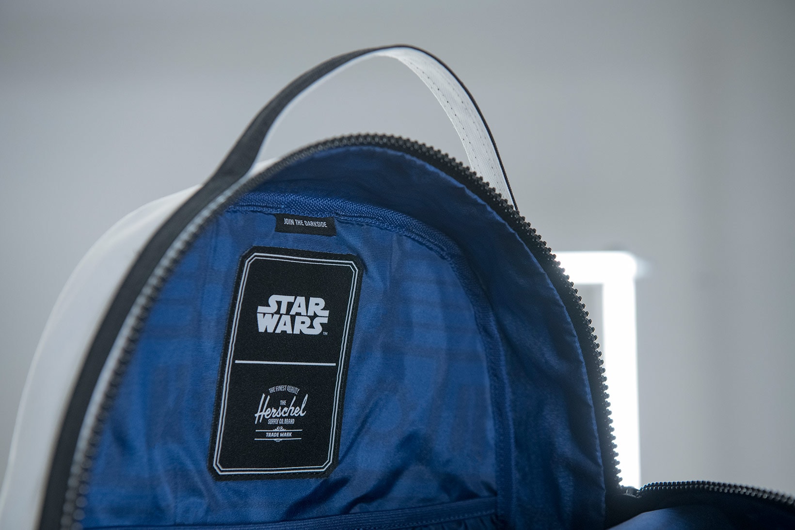 herschel supply co star wars collaboration backpacks inside blue white