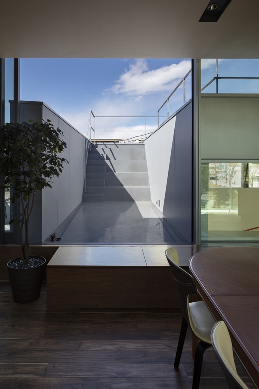 japan aisaka architects atelier house in tsukuba interior home design terrace outside