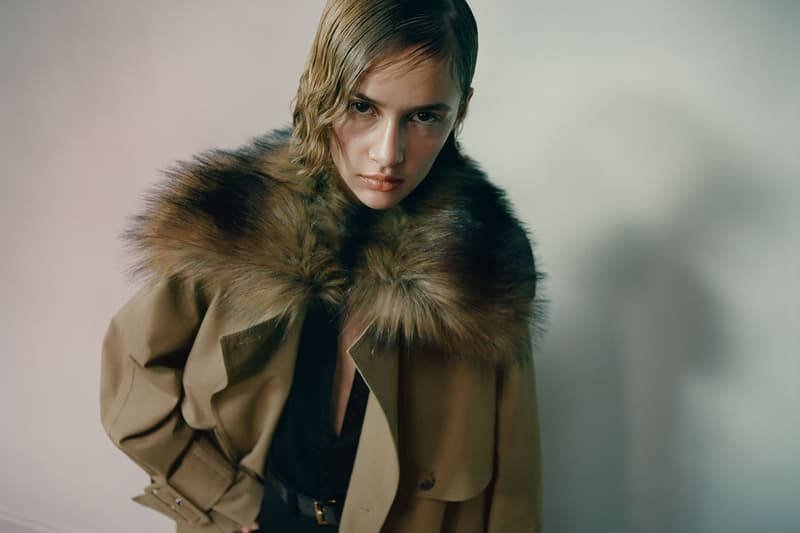 khaite fall winter 2021 fw21 collection lookbook coat fur