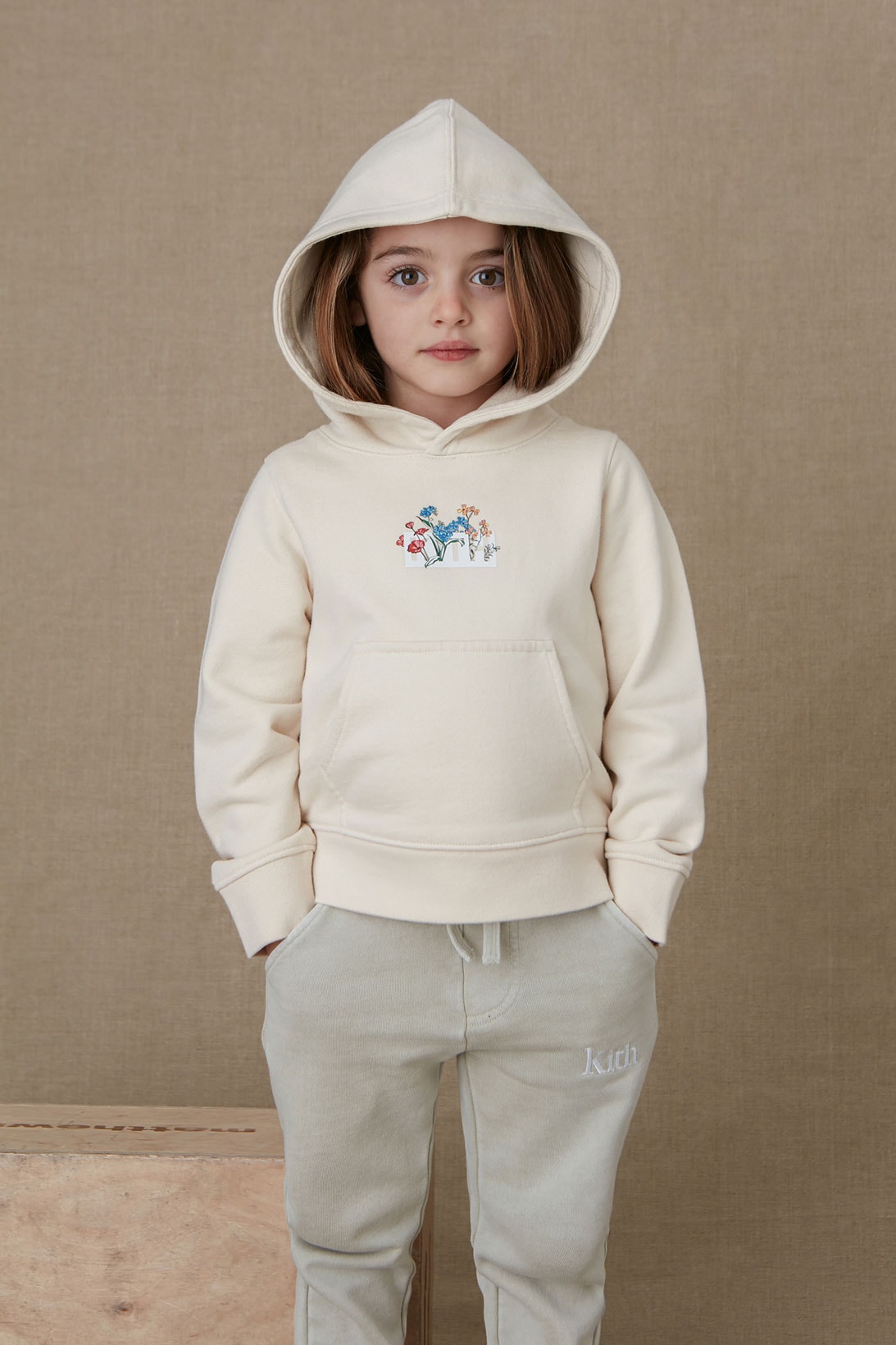 kith kids spring 2021 collection lookbook girl logo hoodie