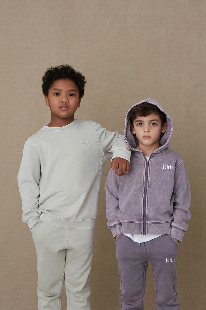 kith kids spring 2021 collection lookbook boy sweatshirt hoodie zip up