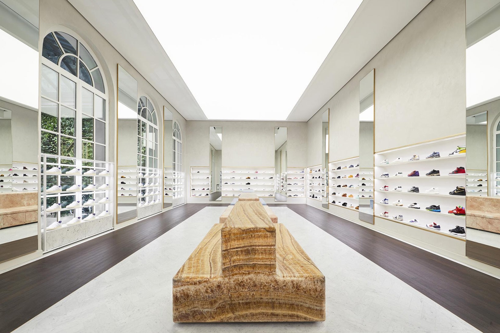 kith paris france retail store flagship interior sneakers