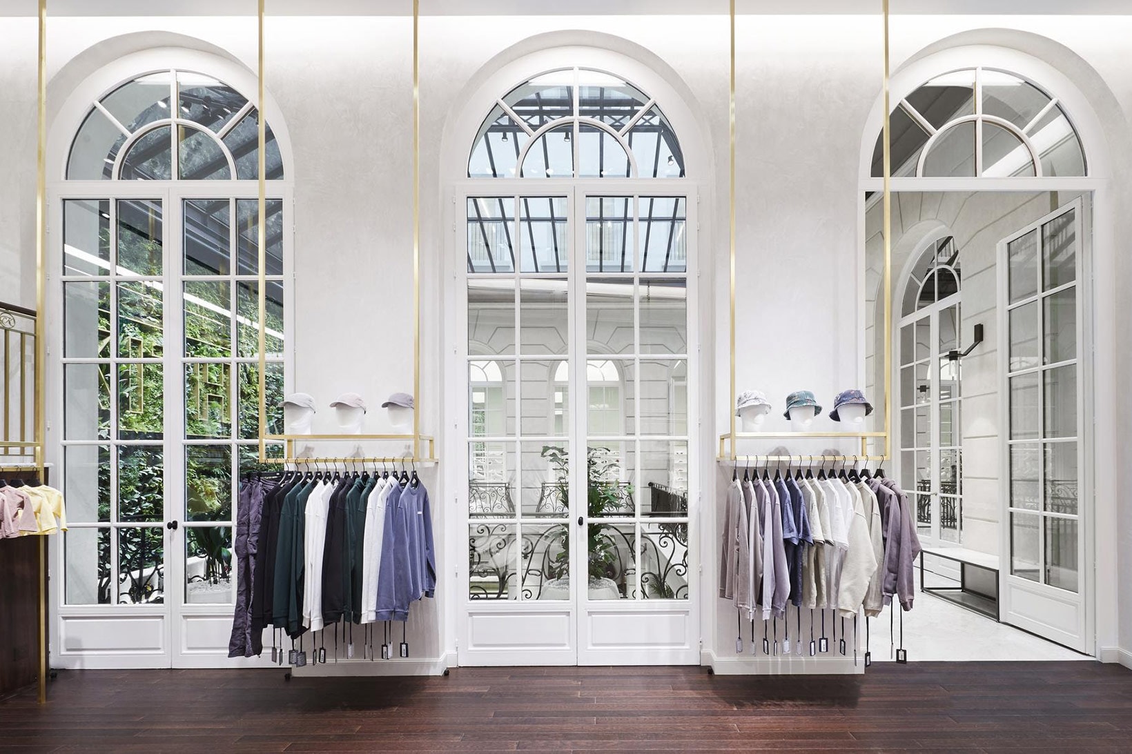 kith paris france retail store flagship interior clothes