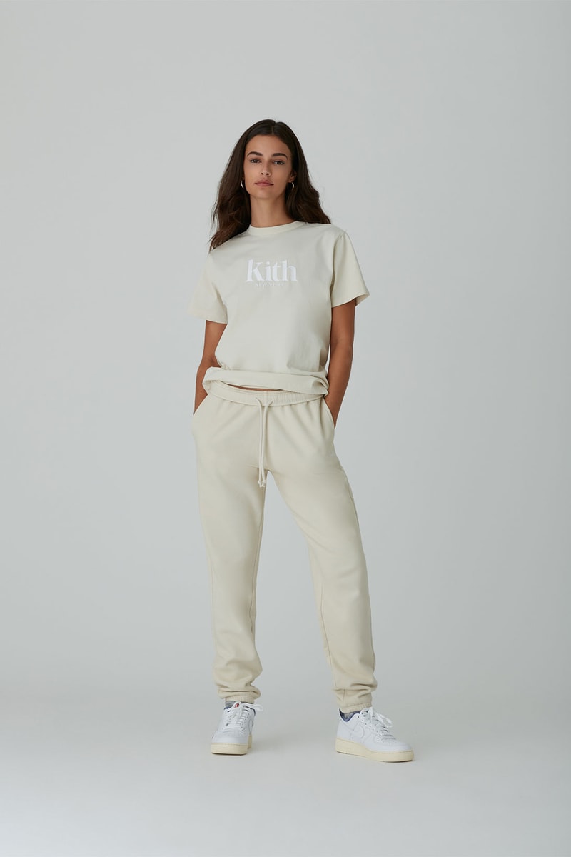 kith women spring 2021 collection t-shirt joggers