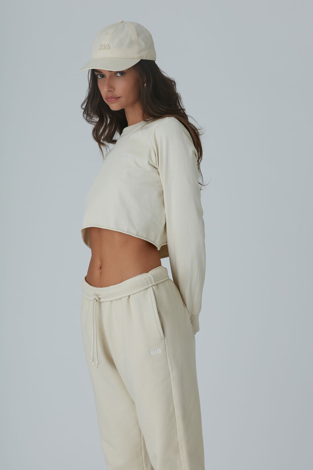 kith women spring 2021 collection hat cropped tee pants