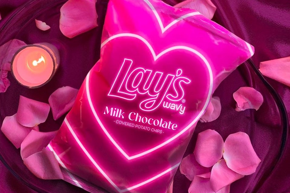 Lay's Wavy Milk Chocolate-Covered Potato Chips Valentine's Day
