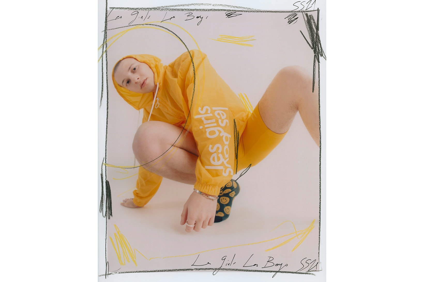 les girls les boys spring summer collection campaign hoodie socks
