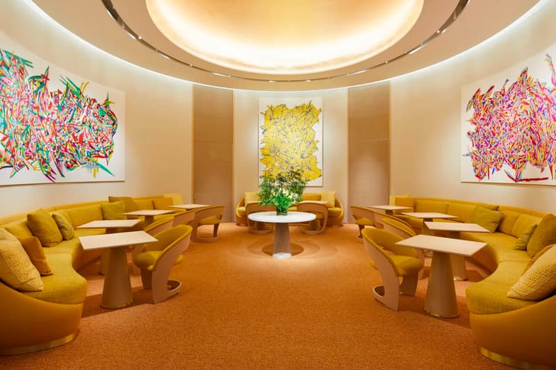 louis vuitton lv first restaurant le cafe v sugalabo osaka japan interior interior design
