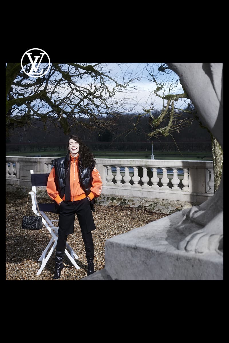 louis vuitton pre fall womens collection nicolas ghesquiere vest outerwear jacket orange black shorts boots designer handbag