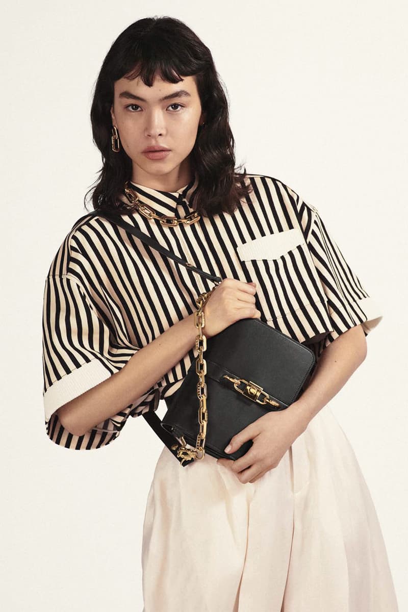 louis vuitton rendez vous designer handbag spring summer collection black gold chain