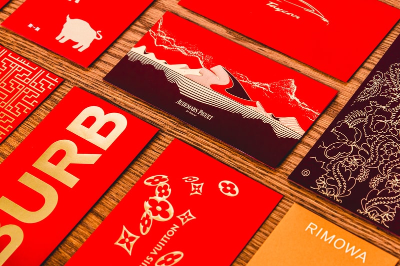 Best Lunar New Year Red Pocket Releases Year of the Ox Burberry Dior Louis Vuitton Fendi Rimowa BAPE Tiffany Co
