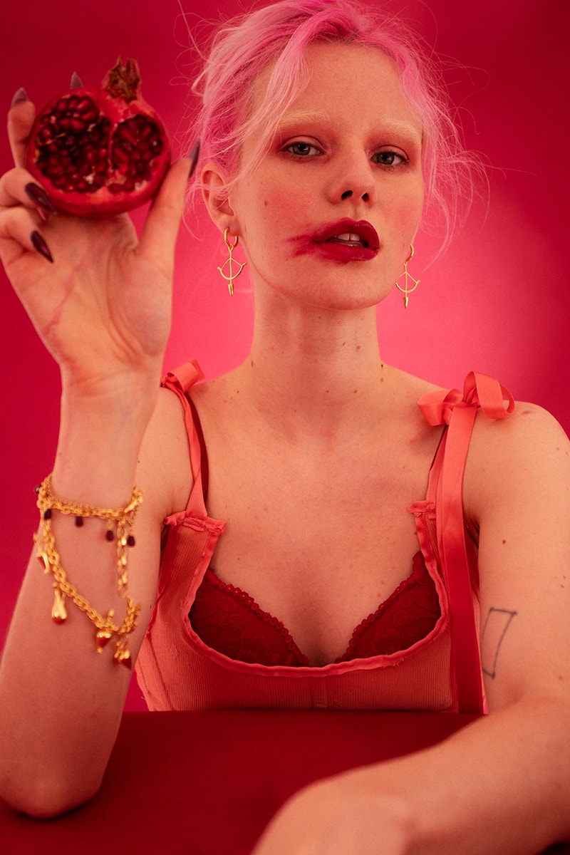 Maria Nilsdotter Mad Love Jewelry Collection Campaign Arvida Byström Rings Necklaces Earrings Bracelets 