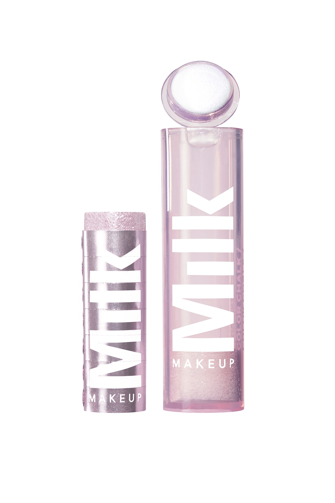 milk makeup chalk color eyeshadow hula hoop lilac taupe