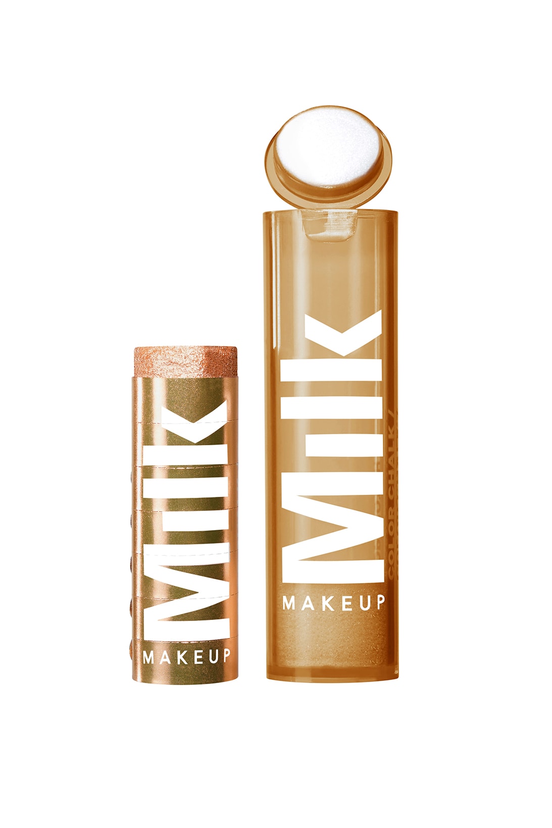 milk makeup chalk color eyeshadow kickball bronze
