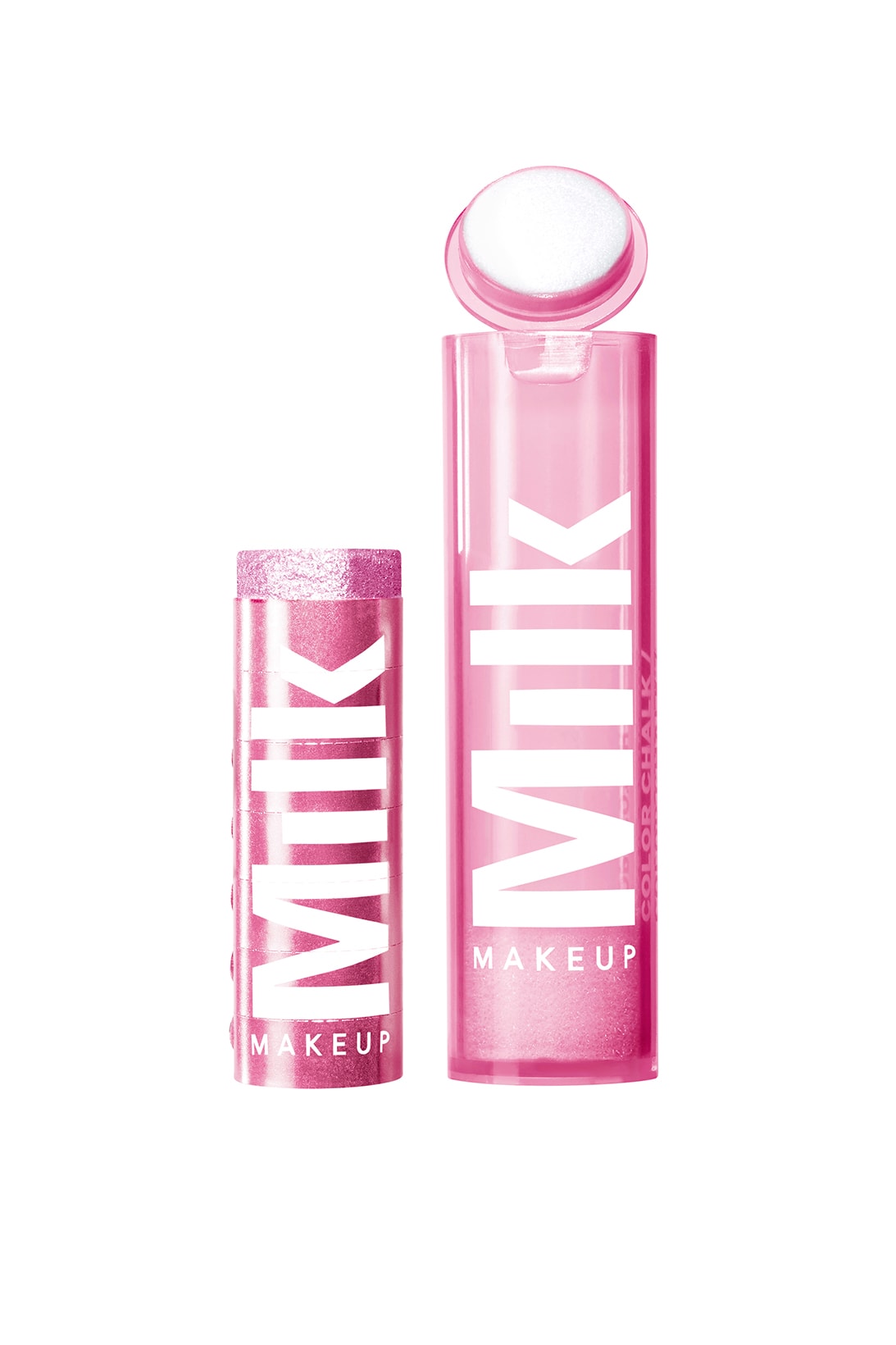 milk makeup chalk color eyeshadow skip it pink