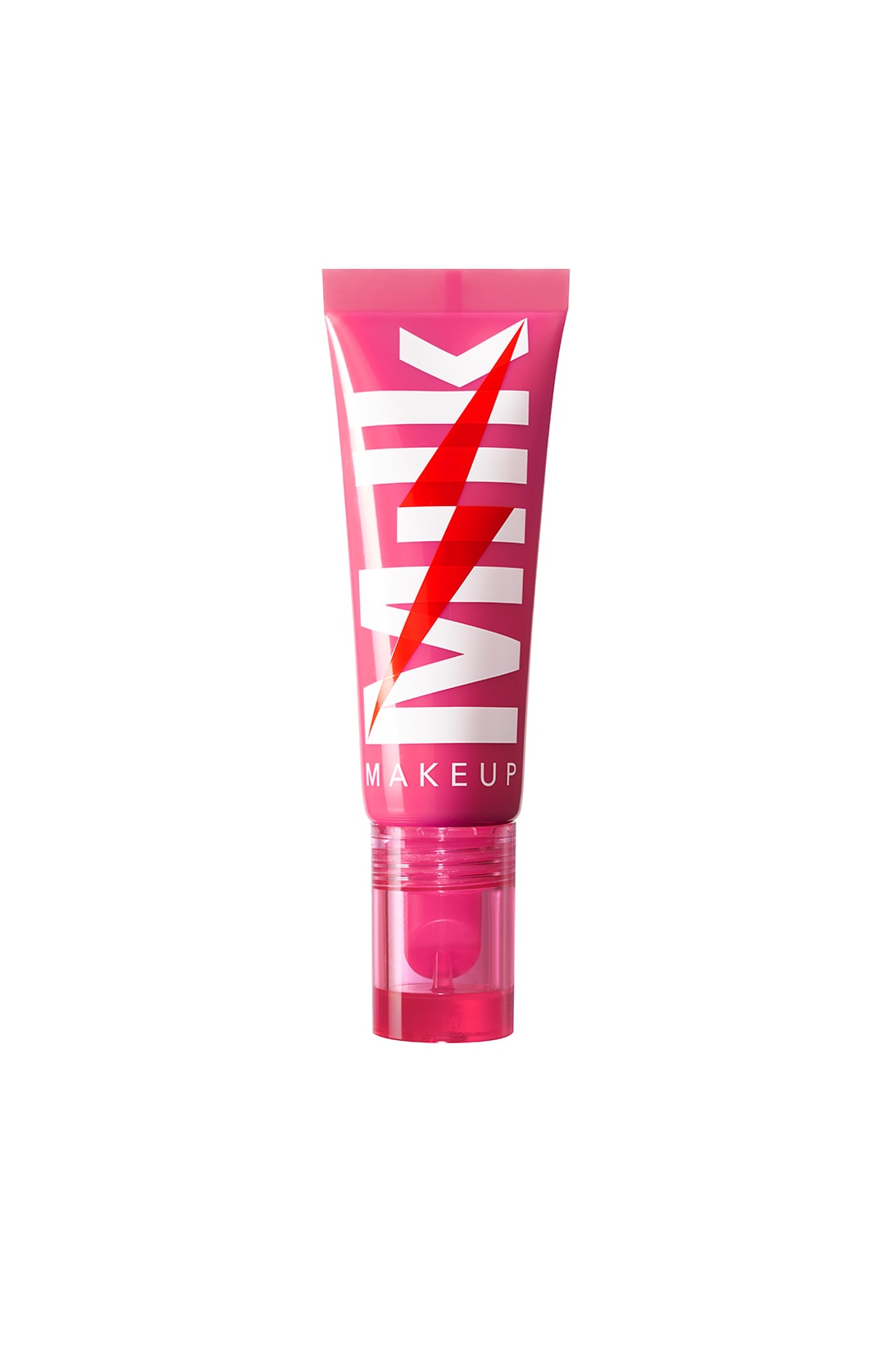 milk makeup electric glossy lip plumper charged bright pink