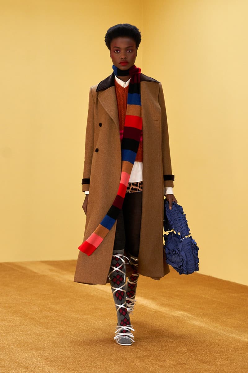 molly goddard fall winter 2021 fw21 collection london fashion week lfw coat scarf