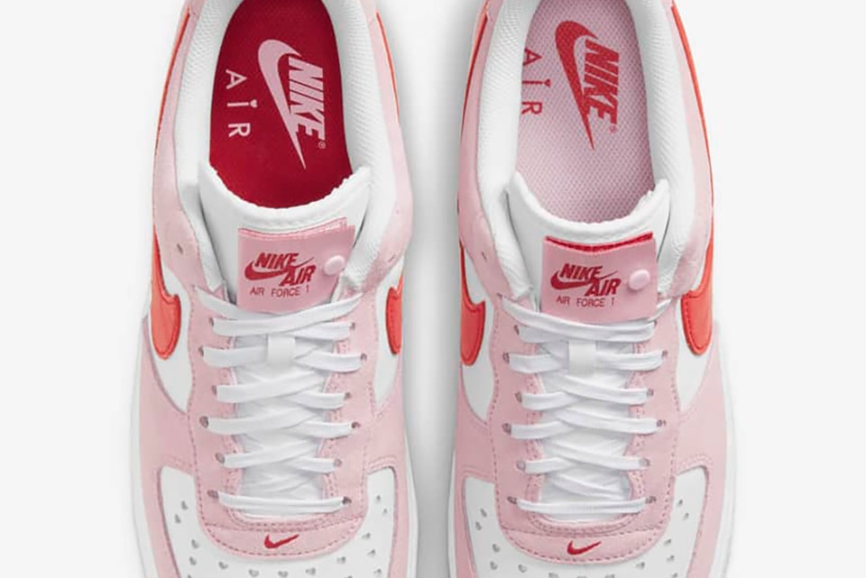 air force 1 valentine's day pink