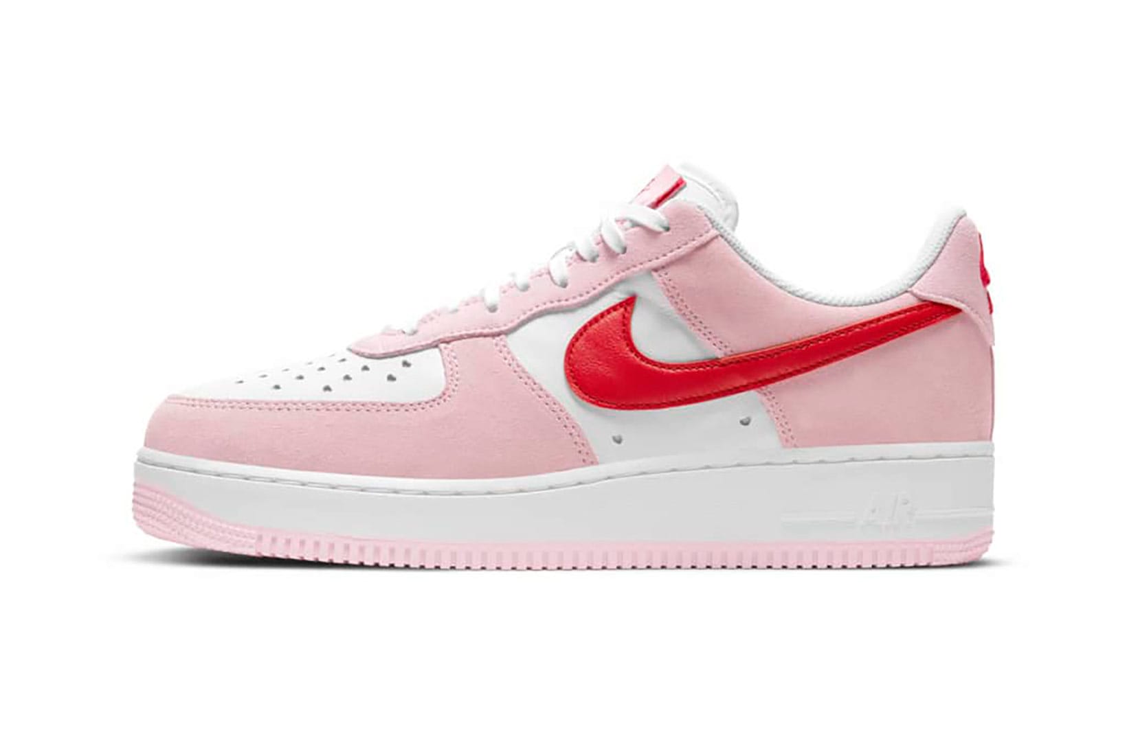 pink and red nikes