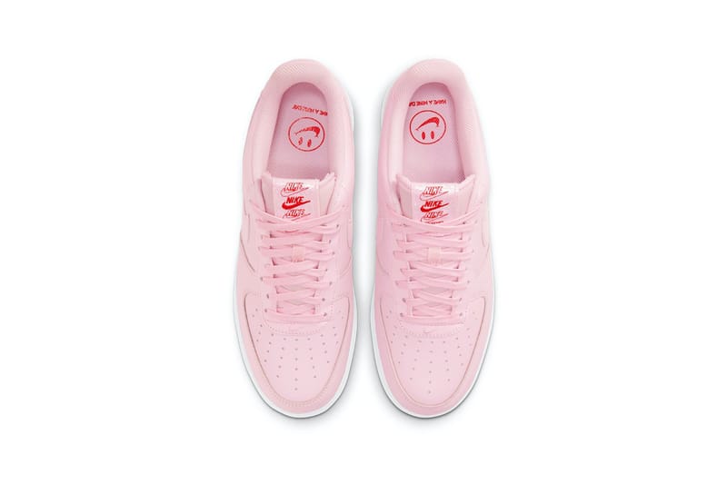 nike air force 1 low pink and white