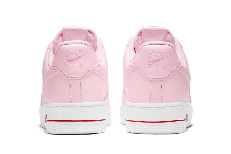nike air force 1 af1 low pink bag new york city bodegas sneakers footwear shoes sneakerhead heel