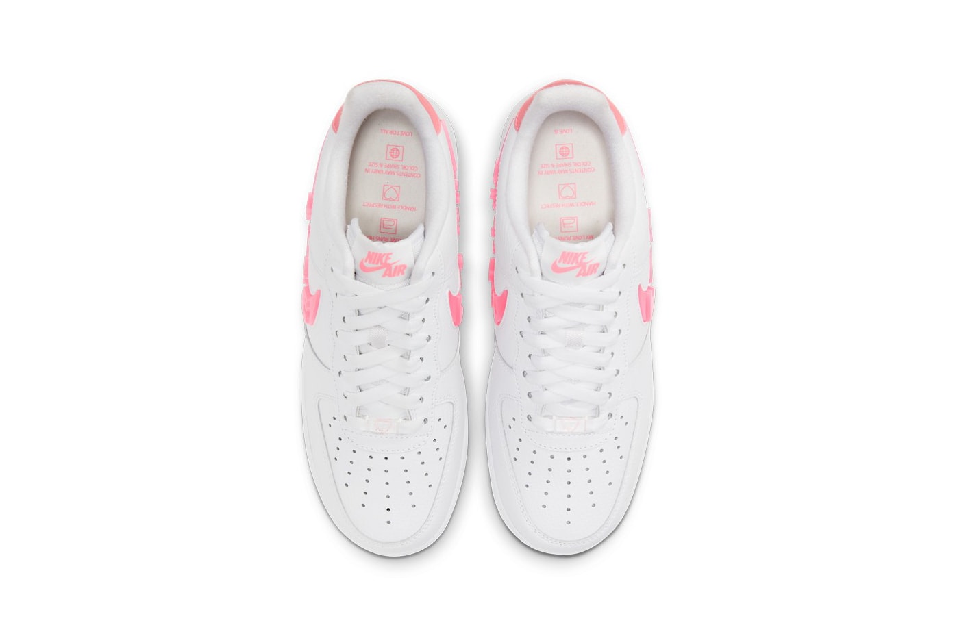 Nike Air Force 1 AF1 Love For All White Pink