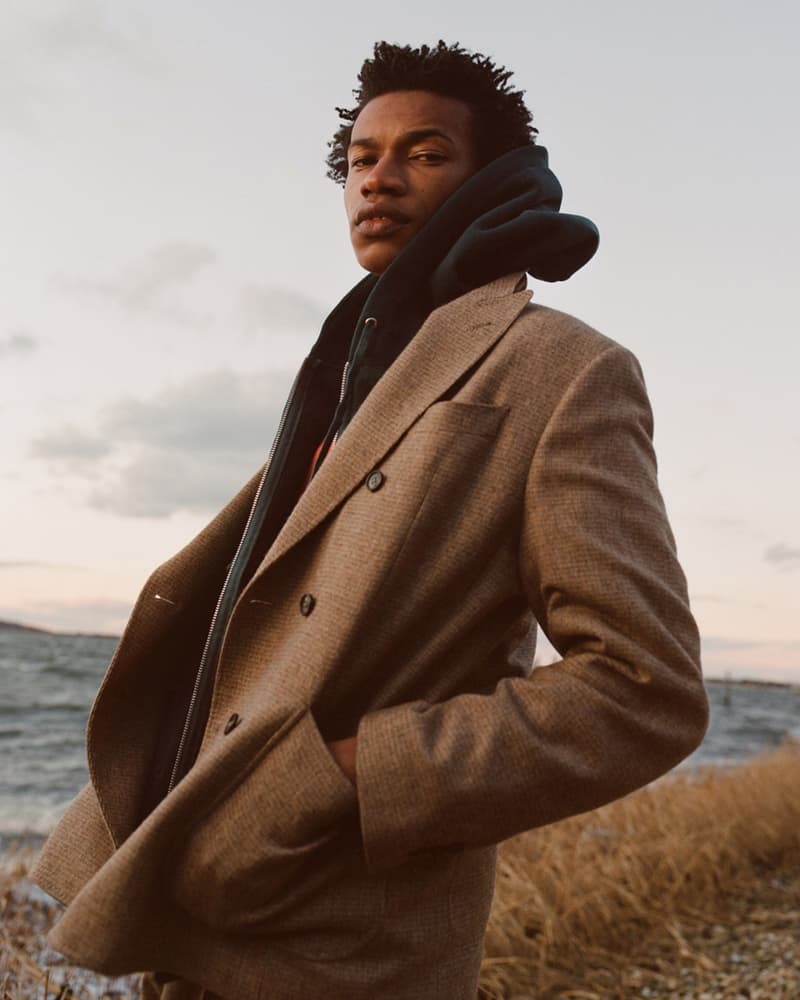 noah clothing ny spring summer 2021 collection campaign menswear coat hoodie